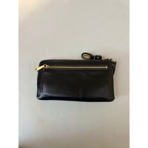 Hobo International Wallet Brown Mila Leather Wristlet Purse Chocolate - Picture 6 of 10